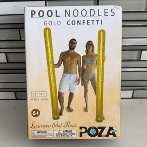 Poza Gold Confetti Pool Noodles